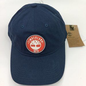 Timberland Mens Navy Baseball Hat Cotton Snap Back